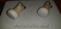 Antena satelit offset Al. 80cm cu 2 LNB-uri,accesorii prindere incluse